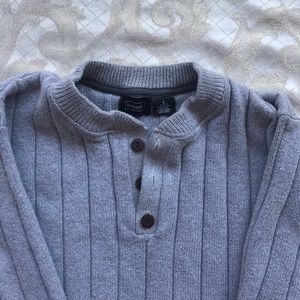 gray vintage knit sweater